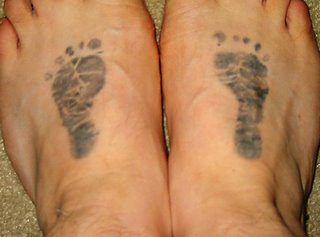 Baby Footprint Tattoo