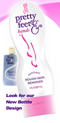 Pretty Feet and Hands rough skin remover lotion.