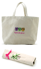 A chic Flip Flop tote and beach bag -- you could even personalize it!