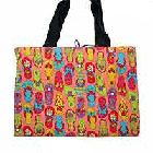 Colorful flip-flop tote bags & purses.