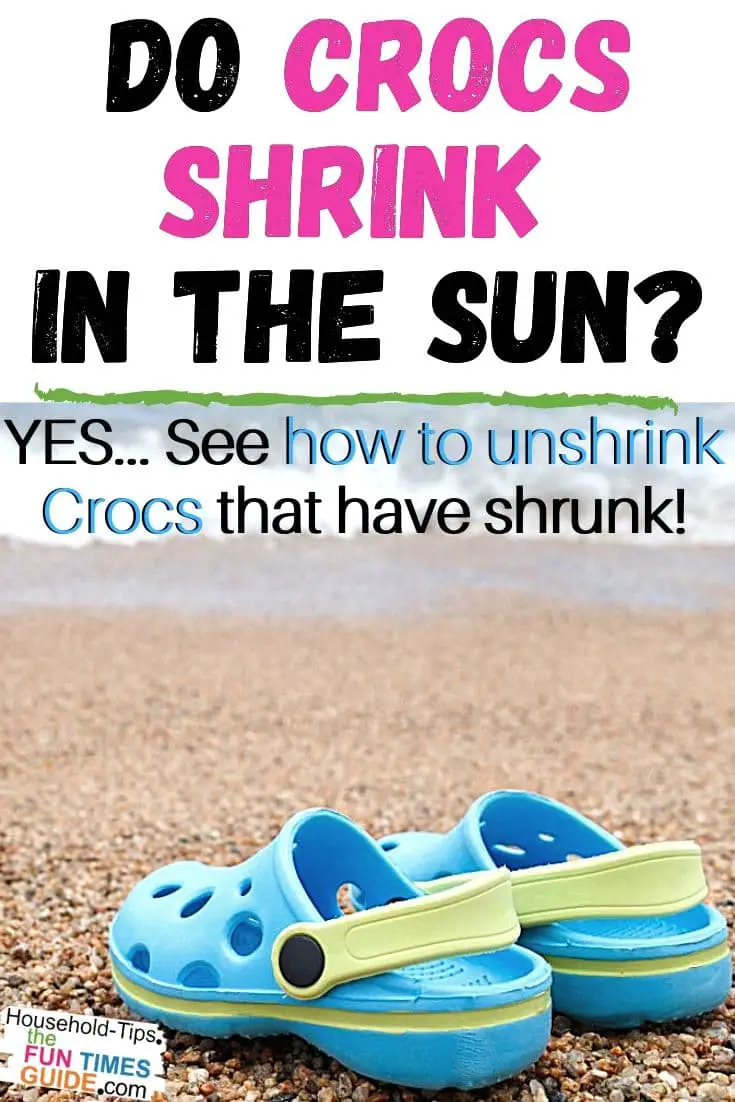Unshrink Crocs Shoes 